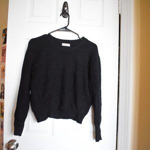 Elodie Basic Black Knit Sweater Size Small